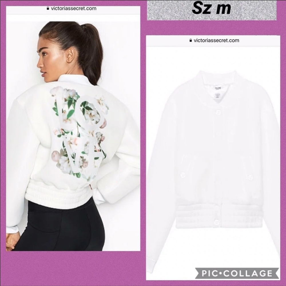 Vs Bomber Jacket futuristic details sz m